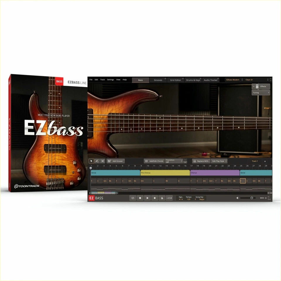 Toontrack EZbass - Softwarelizenz - Bild 1 von 1