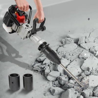 2 Stroke Gas Powered T Post Driver Fence Pile Driver Jack Hammer w/Chisel 32.7cc - Image 1 of 4