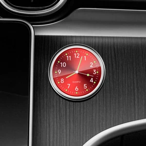 Portable Car Dashboard Quartz Clock Vehicle self-adhesive Clock Decoration - Picture 1 of 7