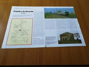 1992 LAZIO E LE FERROVIE PROGETTI FUTURI SVILUPPI RETE FERROVIARIA INTORNO ROMA - Picture 1 of 1