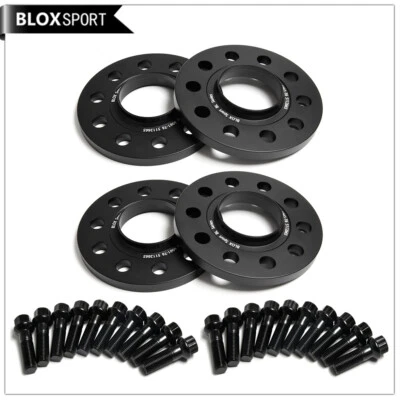 4x12mm 5x112 HubCentric Wheel Spacers CB66.5 for Audi A5 S5 A7 S7 Mercedes Benz — 第 1/4 张图片