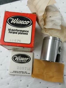 NOS WISECO PISTON 406P6 BULTACO 125cc 2 CYCLE 53 mm - Foto 1 di 6
