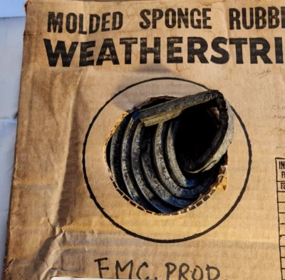 Vtg. Weatherstrip - Ford, Lincoln, Mercury 1937-48, Dodge Truck 1952-54 - Image 1 of 4