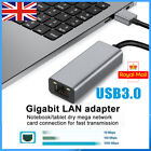 USB 3.0 to Ethernet RJ45 LAN Network Cable Adapter PC MAC10/100/1000 Gigabit UK