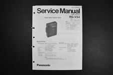 Panasonic RQ-V54 Radio Cassette Service Manual - Genuine Original