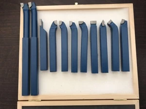 11pcs 8*8mm Mini Lathe Tool Set Carbide Tip Metal Cutting Turning Tool Bit - Picture 1 of 4