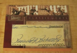 2010 Panini Classics Classic Cuts Roosevelt Brown 08/20 #65 New York Giants HOF - Picture 1 of 2