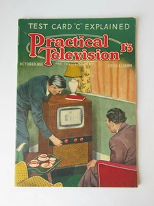Practical Television October 1956 - FJ Camm - "Test Card C Explained" VGC - Bild 1 von 3