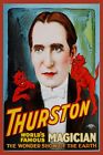 2580.Thurston słynny na całym świecie magik. Magiczny plakat pokazowy. Wystrój domu wnętrze pokoju