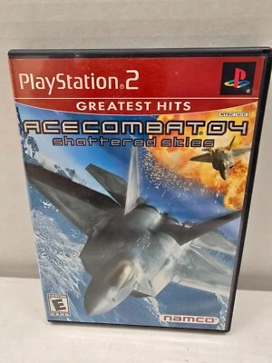 Ace Combat 4 Shattered Skies (Sony PlayStation 2, PS2) Complete CIB Free Ship - Image 1 of 4