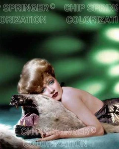 MARLENE DIETRICH STARRING IN THE SPOILERS BEAUTIFUL COLOR PHOTO BY CHIP SPRINGER - Picture 1 of 1