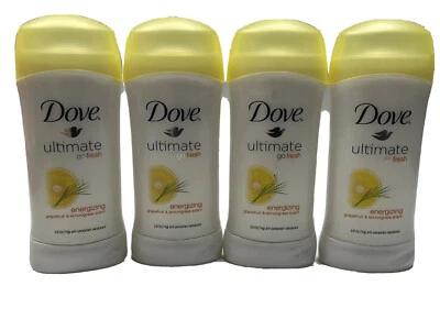 4 dove ultimate go fresh energizing grapefruit & lemongrass deodorant 2.6oz ea - Image 1 of 2