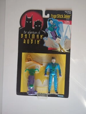 1995 Kenner The Adventures Of Batman & Robin Pogo Stick Joker Action Figure - Image 1 of 4