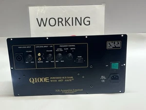 REL Q100E Subwoofer Amplifier Replacement Back Panel – Tested & Working - Picture 1 of 5