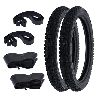 Enduro Motocross Reifen komplett Set 2x Heidenau K46 2.75-17 (2 3/4 x 17) 47M TT - Bild 1 von 4