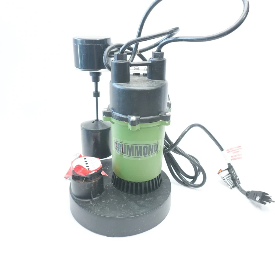 Bomba de drenaje sumergible Drummond 1/2 HP para sumidero de aguas residuales Foto 1 de 1