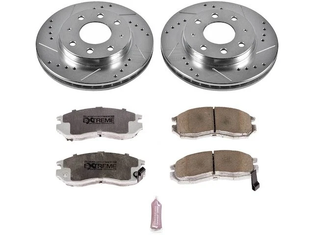 Front Brake Pad and Rotor Kit For 93-95 Eagle Summit Wagon QV21D5 - Image 1 of 1