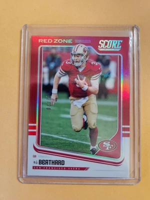2018 PANINI SCORE C.J. BEATHARD #280 RED ZONE FOIL /20 - Image 1 of 3