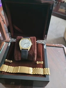 Gents Gold Plated Omega Watch - Picture 1 of 6