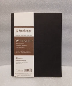 Strathmore Softcover Watercolor Art Journal 7.75" x 9.75" White 24 Sheets [B17] - Picture 1 of 4