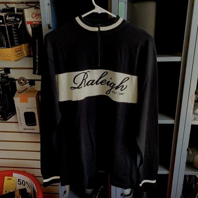 Raleigh Long Sleeve Wool Jersey Size 2XL New. Marino Wool by Woolistic - Image 1 of 4