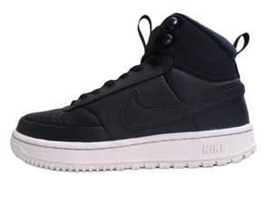 Nike Court Vision Mid Winter Shoes Sneakers Black Men's Size 8 DR7882-002 - Picture 1 of 13