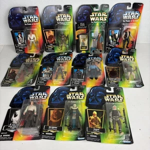 Lot of 11 Star Wars Action Figures New On Card Episode 1 Power of the Force - Bild 1 von 9