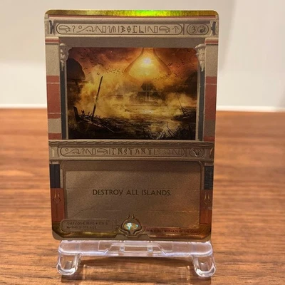 MTG Boiling MPS English Foil Card Collectible Used - Image 1 of 4