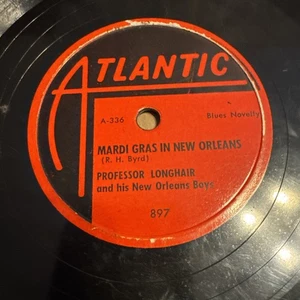 Atlantic 78 RPM Professor Longhair - Mardi Gras In New Orleans 897 V+ R&B Blues - Picture 1 of 4