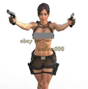 Lara Croft 1/8 1/6 3D Druck Garage Bausatz Figur Modellbausatz unbemalt ungebaut GK - Bild 1 von 5