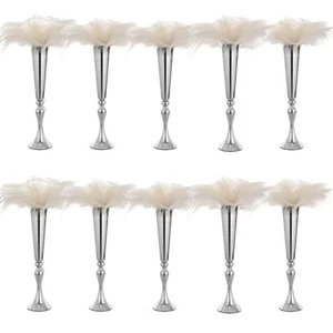 Tall Vases Centerpieces for Table Wedding Skinny Vase - 10 Pcs 21.9" Tall Ver... - Picture 1 of 7
