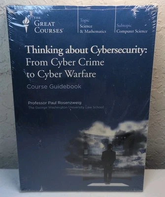 Thinking about Cybersecurity From Cyber Crime to Cyber Warfare DVD/Book NEW B167 Foto 1 de 2