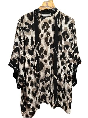 Kimono abierto Stijfselkissie, cubierta de piscina de playa, 100 % seda, talla única Foto 1 de 4