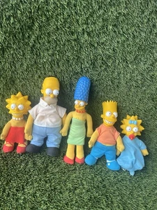 The Simpsons Plush Set – Homer, Marge, Bart, Lisa & Maggie - Picture 1 of 10