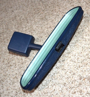 1985 1986 1987 1988 1989 TOYOTA MR2 REAR VIEW MIRROR NOT PERFECT!!!!!!!!!!!!BLUE Foto 1 de 4