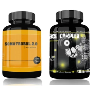 Somatrobol Testo Activate Anabol Complex Pre Workout Booster Muscle Building Extreme - Picture 1 of 24