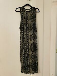Acacia Swimwear Snakeskin Print Dress