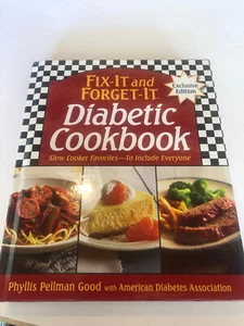 Fix it and Forget it Diabetic Cookbook Hardcover 9781609618346 - Imagen 1 de 3