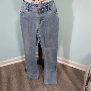 J Jill Womens Petite Slim leg Blue Denim stretch Jeans Size 2 - Picture 1 of 5