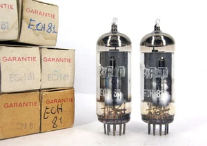 ONE ECH81/6AJ8/6C12 RFT NOS Röhrenventillampe TSF Röhre Ventilventil - Bild 1 von 2