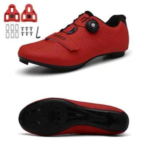 Professional Cycling Shoes Men's Self-Locking Racing Road Bike Sneakers SPD-SL - Picture 1 of 38