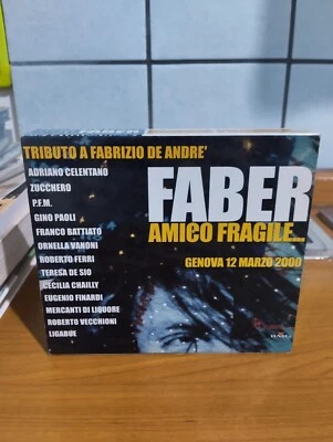 Box CD Tributo a Fabrizio De Andrè Faber amico fragile 2 cd - Immagine 1 di 4