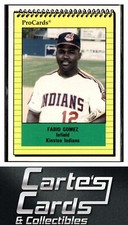 Fabio Gomez 1991 ProCards #329  Kinston Indians