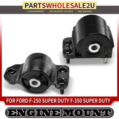 2pcs Front Engine Motor Mounts for Ford F-250 Super Duty F-350 Super Duty 08-16 - Image 1 of 4