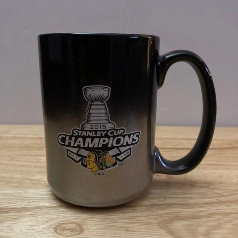 CHICAGO BLACKHAWKS Stanley Cup CHAMPIONS (2015) Commemorative NHL Ceramic Mug Cover