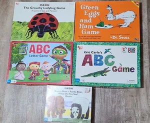 Dr Seuss & Eric Carle Children's Board Games University Games Collection Ages 3+ - Picture 1 of 18