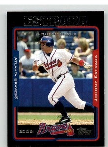 Johnny Estrada Card 2005 Topps Black #6
