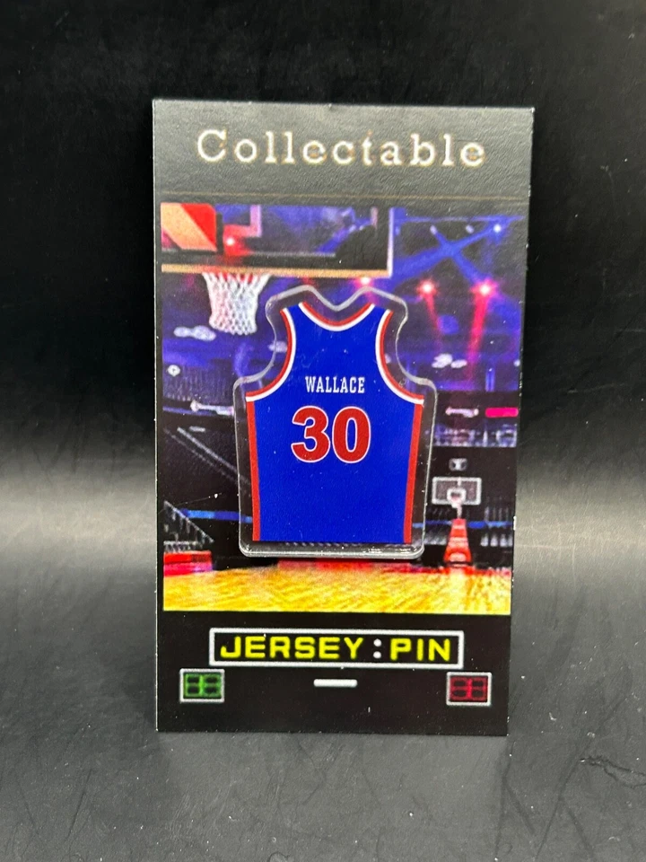 Prendedor solapa jersey Detroit Pistons Rasheed Wallace-Clásico DP Coleccionable Foto 1 de 1
