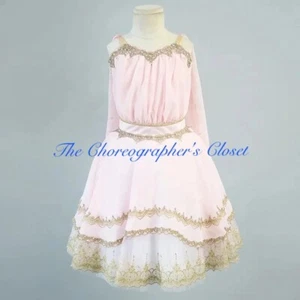 Professional Awakening of Flora Pink Aurora Dawn Ballet Tutu Dress Costume XS Ad - Picture 1 of 8