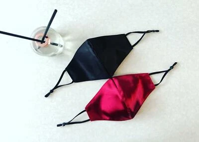 Satin Fashionable Breathable Comfortable and Washable Face Mask - Image 1 of 4